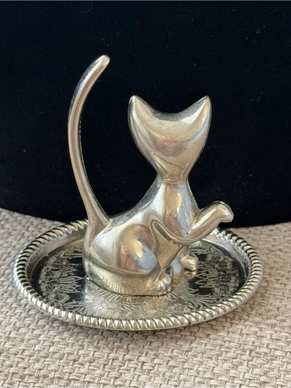 Vintage Cat Ring Holder